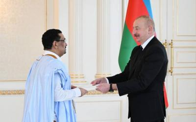  El Presidente recibió al nuevo embajador de Mauritania 