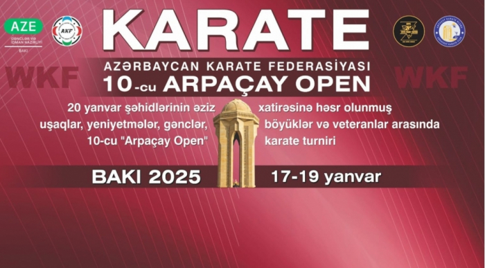 10-cu “ARPAÇAY OPEN” karate turniri keçiriləcək
