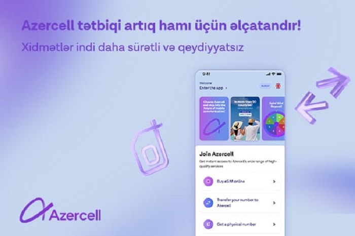 “Azercell” tətbiqinə yeni "Qonaq Girişi" funksiyası əlavə olunub  
