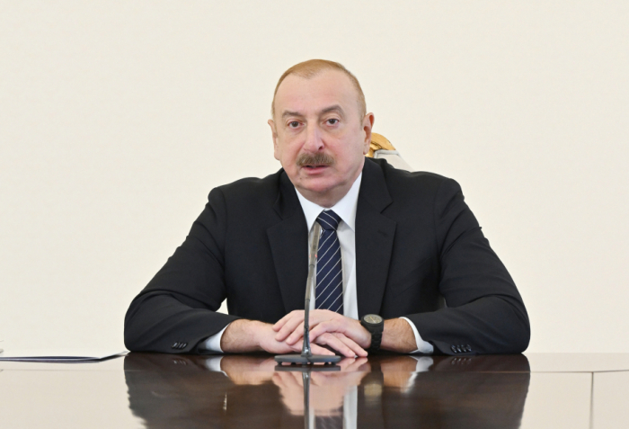   Presidente Ilham Aliyev: “Armenia debe cumplir con sus compromisos facilitando el paso de Azerbaiyán a Azerbaiyán”  