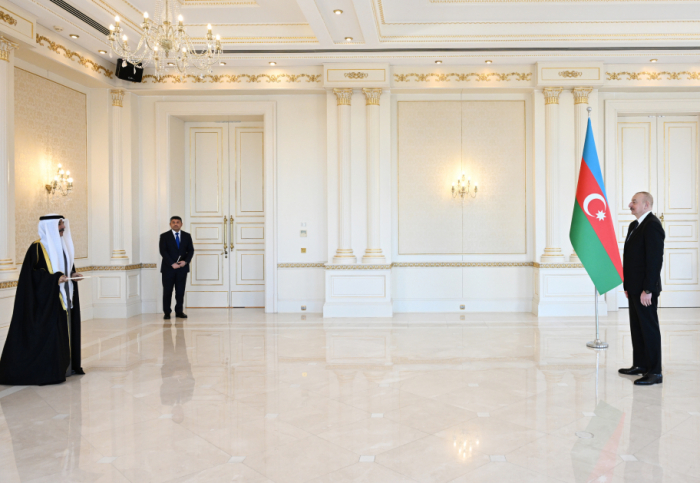 Azerbaijani President receives credentials of incoming Kuwaiti ambassador