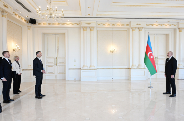 President Ilham Aliyev received credentials of incoming ambassador of Lithuania to Azerbaijan