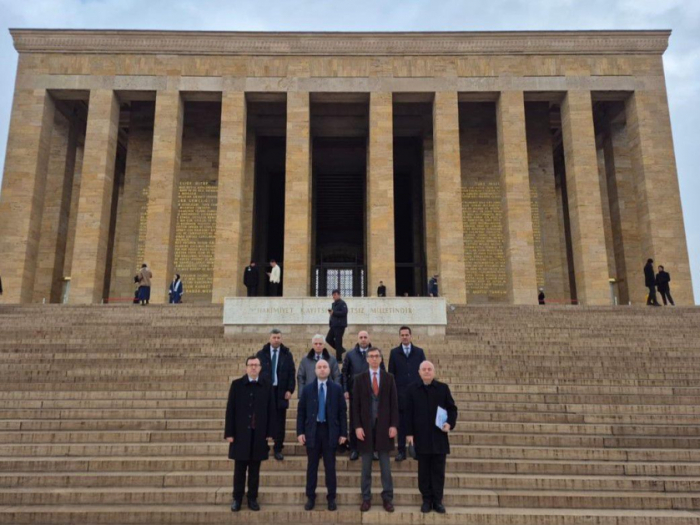 Azerbaijani parliament delegation visiting Ankara