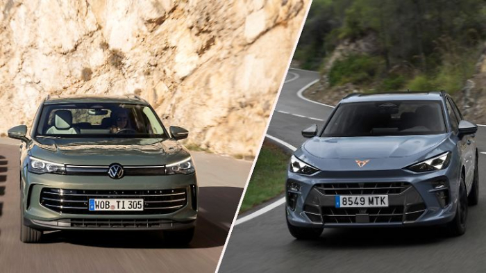   Cupra Terramar VZ und Volkswagen Tiguan TDI fahren um die Wette  