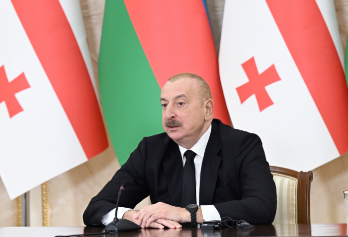  Presidente Ilham Aliyev: "Georgia y Azerbaiyán desempeñan con éxito el papel de puente entre Europa y Asia" 