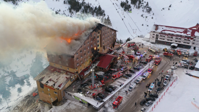     66   dead, 51 injured in hotel fire at Türkiye