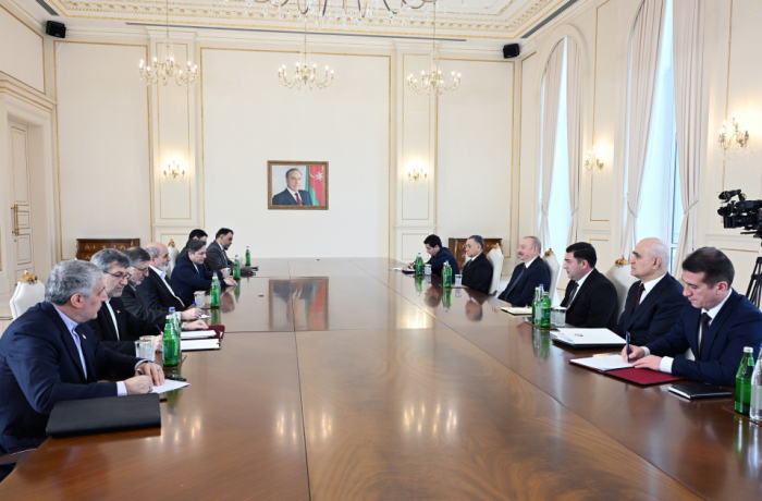  Presidente Ilham Aliyev recibe al Secretario del Consejo Supremo de Seguridad Nacional de Irán 