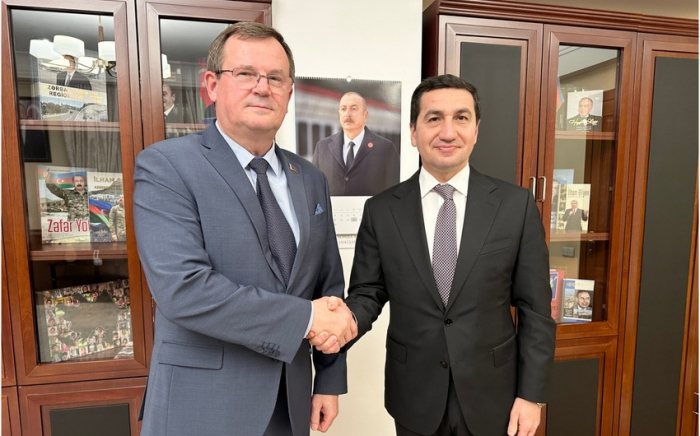 Outgoing Belarus envoy meets Hikmat Hajiyev