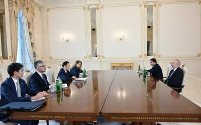  El Presidente Ilham Aliyev recibió al Secretario General de la Conferencia sobre Interacción y Medidas de Fomento de la Confianza en Asia 