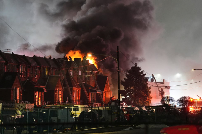   Medical jet with six aboard crashes into Philadelphia neighbourhood  