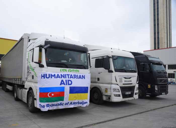   Azerbaijan sends another batch of humanitarian aid to Ukraine  