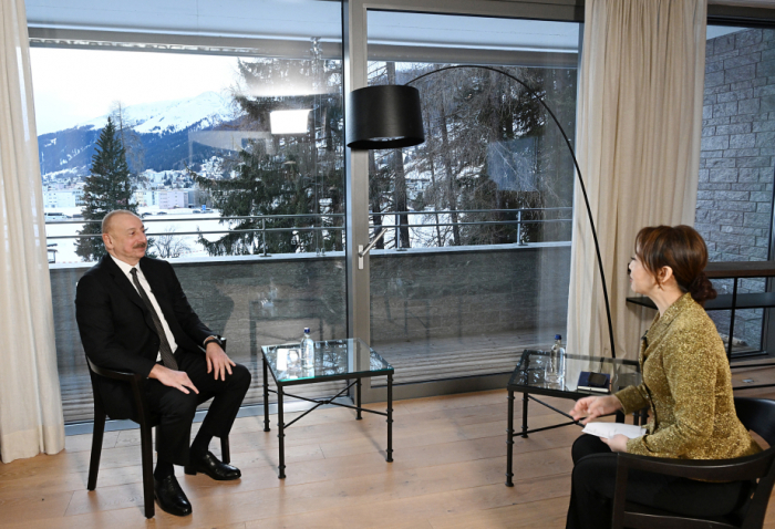  President Ilham Aliyev was interviewed by China