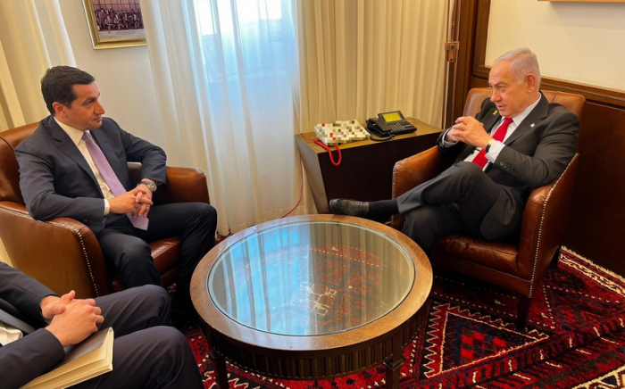  Azerbaijani presidential aide meets with Israeli prime minister 