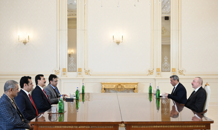 President of Azerbaijan Ilham Aliyev received Chairman of Pakistan’s Senate