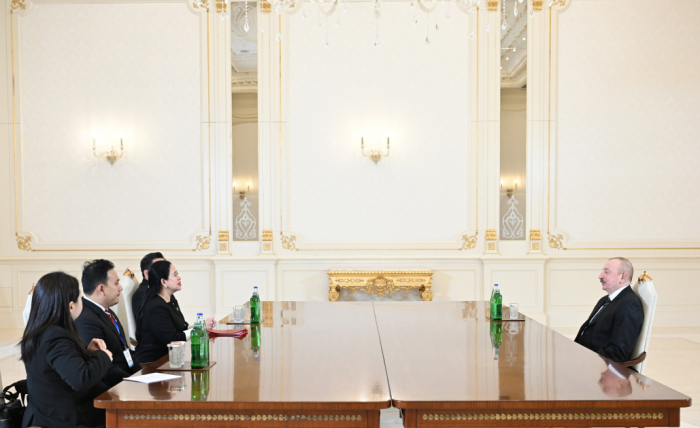 President Ilham Aliyev received Speaker of House of Representatives of Indonesia