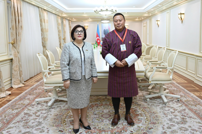 Speaker of Azerbaijani Parliament meets with Speaker of National Council of Bhutan