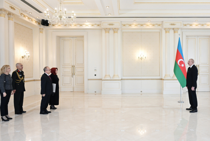  President Ilham Aliyev receives credentials of incoming ambassadors of several countries