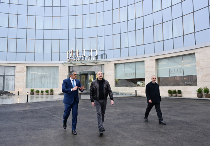  President Ilham Aliyev attends opening of Bulud Hotel in Khankendi 