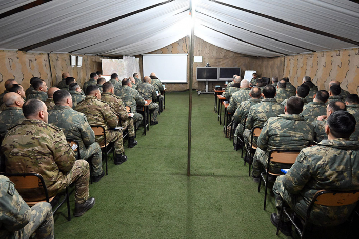   Azerbaijan Defense Ministry’s leadership observes command-staff exercise of Land Forces  