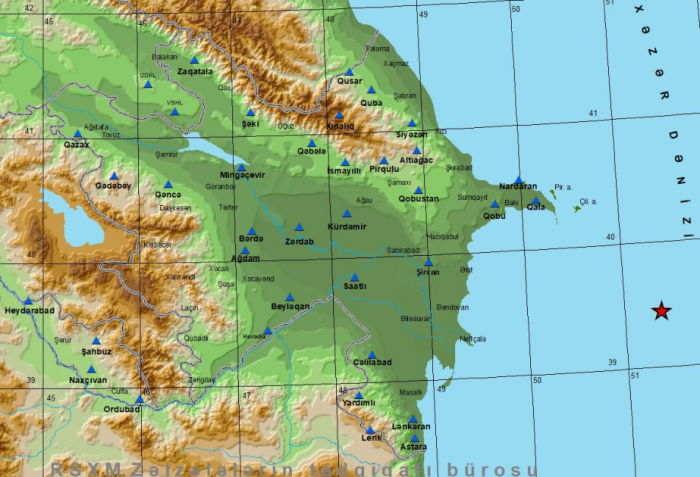 Magnitude 3.1 earthquake rocks Caspian Sea