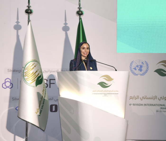 La Vicepresidenta de la Fundación Heydar Aliyev participa en el IV Foro Humanitario Internacional de Riad