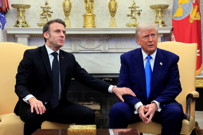 Droits de douane: Emmanuel Macron «espère avoir convaincu» Trump d