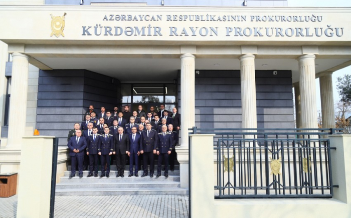 Kürdəmir rayon prokurorluğunun yeni inzibati binası açılıb