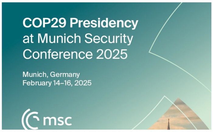   COP29 president, lead negotiator to attend Munich Security Conference  