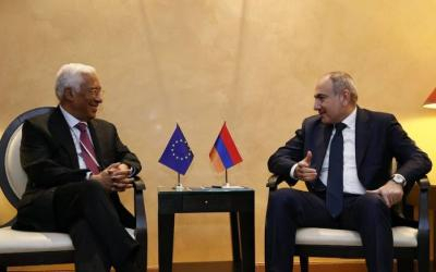  Pashinián y Costa discutieron en Múnich la normalización de las relaciones entre Azerbaiyán y Armenia 