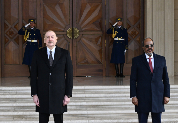  Official welcome ceremony was held for President of Somalia Hassan Sheikh Mohamud - PHOTOS 