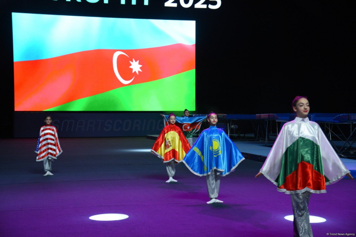 Opening ceremony of Trampoline and Tumbling World Cup held in Baku