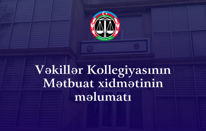    Vəkillər Kollegiyası “Əqrəb mövsümü” ilə bağlı İTV-yə xəbərdarlıq etdi   