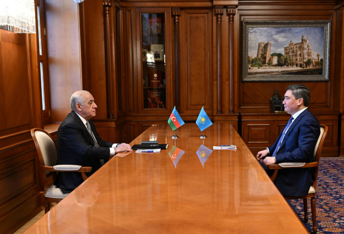   Prime Minister Ali Asadov meets with Kazakh counterpart  