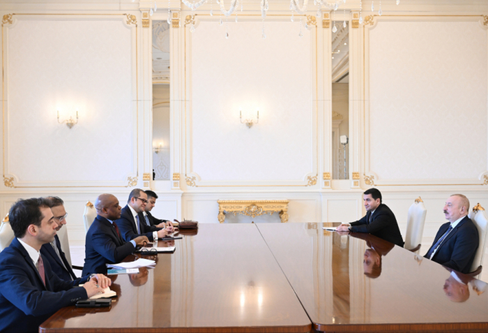   Le président azerbaïdjanais reçoit le secrétaire général de l’Organisation pour la coopération économique D-8  