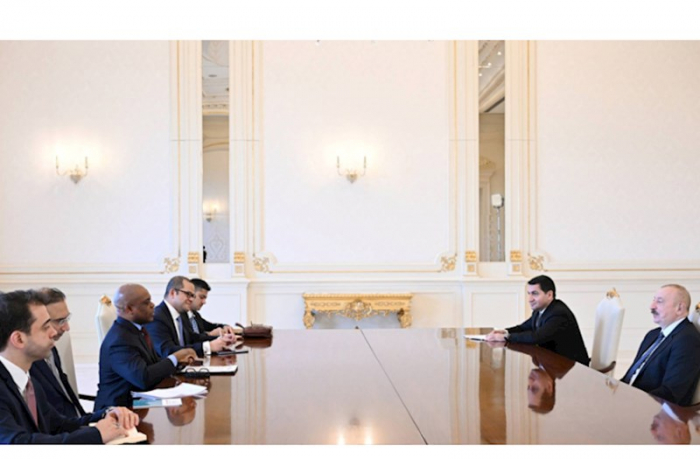  President Ilham Aliyev meets D-8 Secretary General 