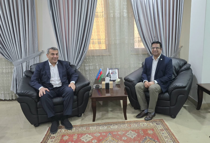 Azerbaijan Ambassador meets Mr. Khalid Taimur Akram