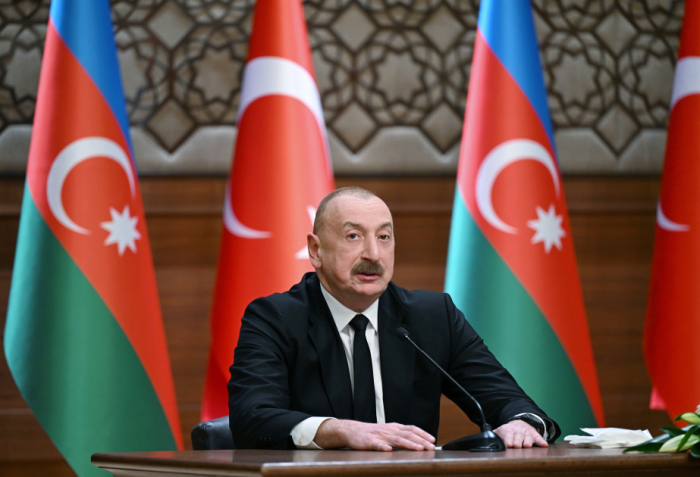   Präsident Ilham Aliyev hebt historischen Schritt in der türkisch-aserbaidschanischen Bruderschaft bei der Eröffnung der Gaspipeline Iğdır-Nachitschewan hervor  