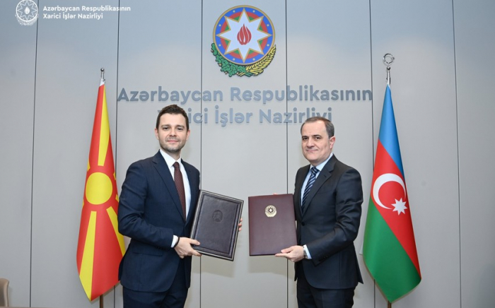  Azerbaijan, North Macedonia sign visa waiver agreement for diplomatic passport holders 