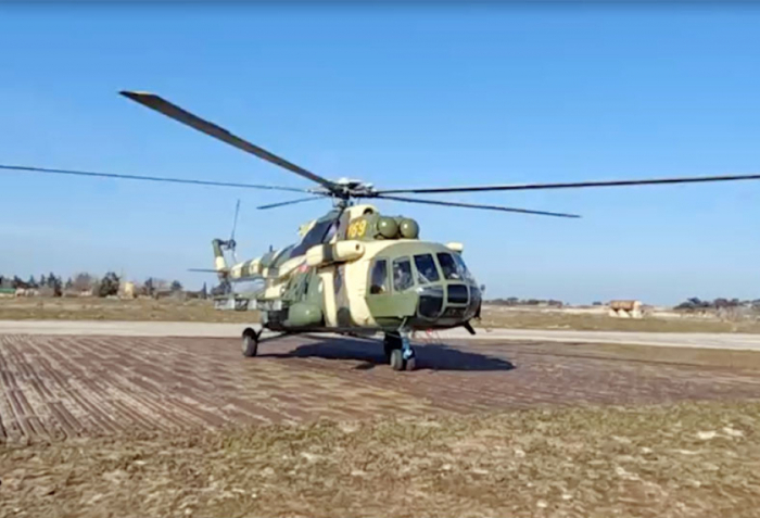  Se realizaron vuelos de entrenamiento con la participación de unidades de helicópteros 