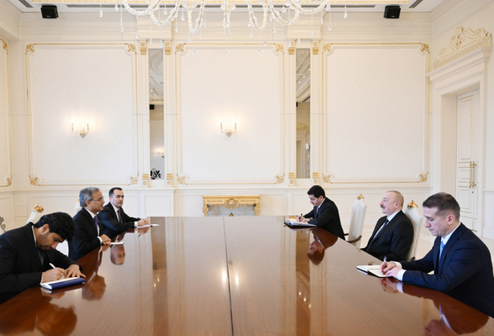  El Presidente de Azerbaiyán recibió al Secretario General de la Organización de Cooperación Económica 