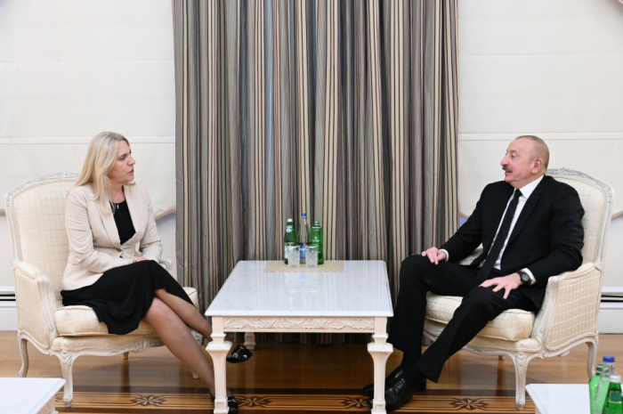   President Ilham Aliyev met with Chairwoman of the Presidency of Bosnia and Herzegovina  