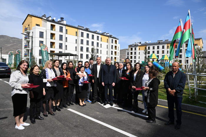  Un complexe résidentiel a été mis en service dans le village de Sougovouchan, dans la région d’Aghdéré 