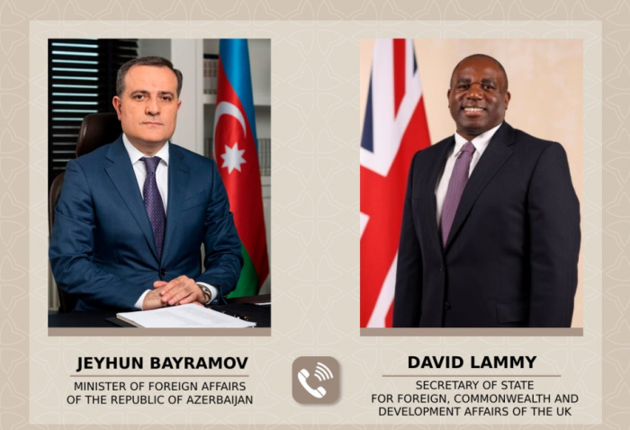   Azerbaijani, UK FMs discuss regional situation over phone  