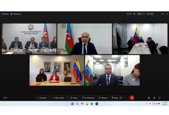 Se celebran consultas consulares entre Azerbaiyán y Venezuela