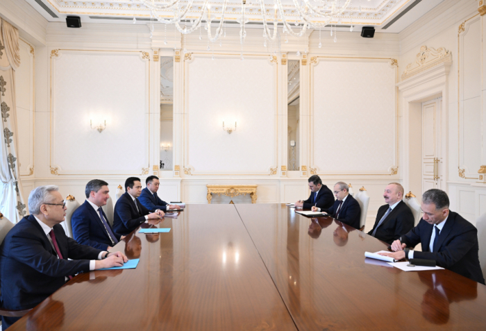  President Ilham Aliyev receives Kazakhstan