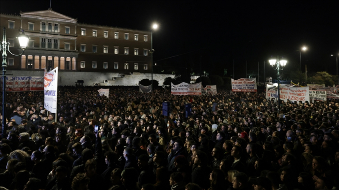 Thousands protest in Athens over deadly train crash, demand accountability