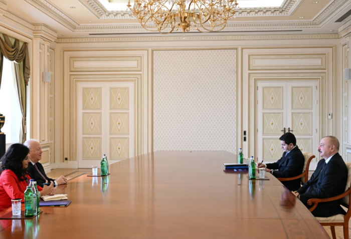  Azerbaijani President receives UN Under-Secretary-General 