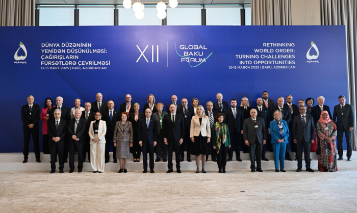  Azerbaijani President attends opening ceremony of 12th Global Baku Forum 