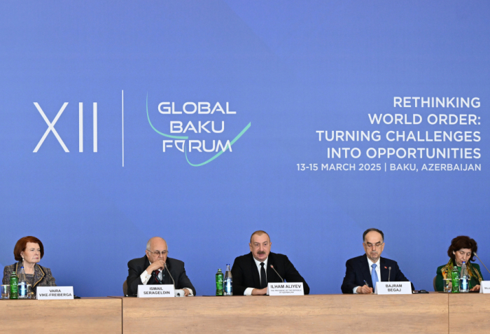  President Ilham Aliyev: Global Baku Forum has become one of leading international platforms 