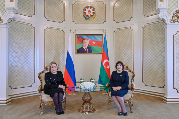 Sahibə Qafarova Valentina Matviyenko ilə görüşüb  
